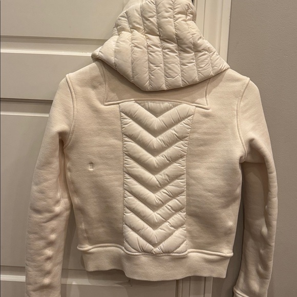 Kit and Ace Ella Wrap Ecru Cowl Neck Jacket - Size 2 - Picture 5 of 6